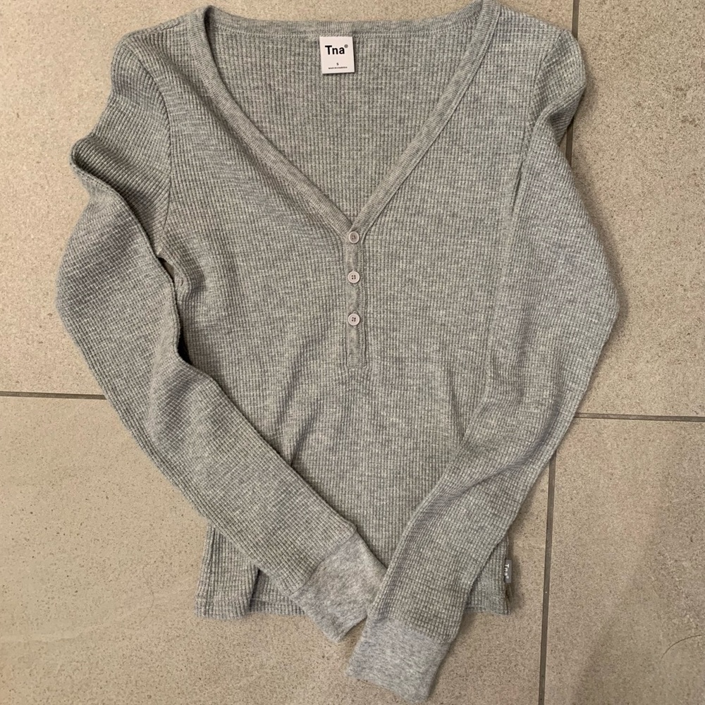 Aritzia -Tna Waffle Top